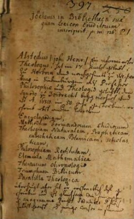 Johannis-Henrici Alstedii compendium philosophicum : exhibens methodum, definitiones, canones, distinctiones & quaestiones per universam philosophiam ...