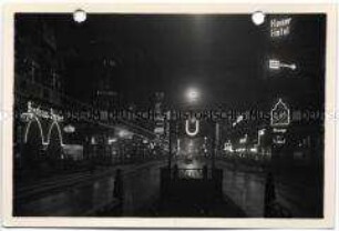 Berlin, Friedrichstraße bei Nacht