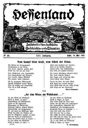 No. 10, 16. Mai 1907