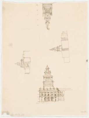 Thiersch, Friedrich von; Leipzig (Sachsen); Reichsgericht - Teilansichten, Perspektiven