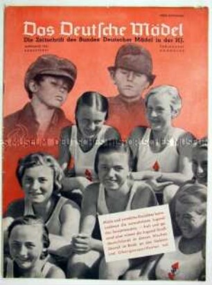 Monatszeitschrift des BDM "Das Deutsche Mädel" u.a. über den Krieg gegen die Sowjetunion