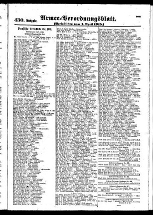 430.Ausgabe. Donnerstag, 1. April 1915