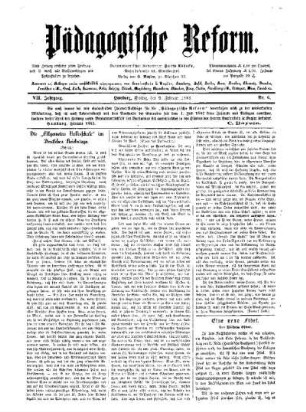 Die "Allgemeine Volksschule" im Deutschen Reichstage : (Schluß)
