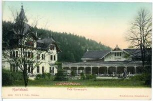 Karlsbad. Café Kaiserpark