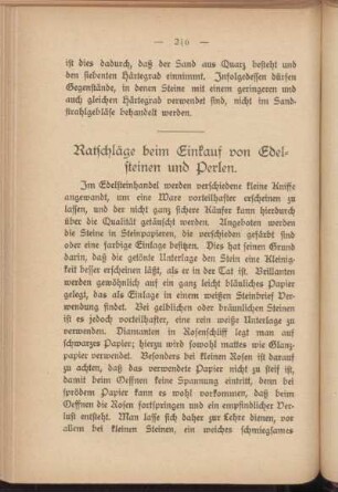 Ratschläge beim Einkauf von Edelsteinen und Perlen.