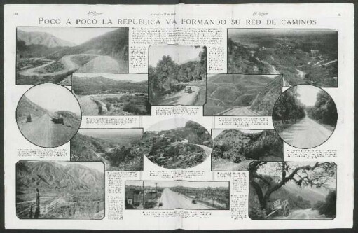 Poco a poco la república va formando su red de caminos