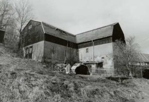 Hartmannsbach, Gehöft Nr. 10, Scheune, Feldseite