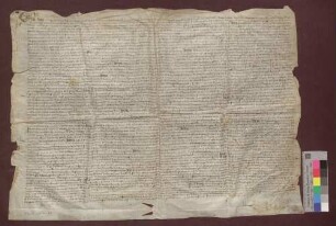Graf Johann von Freiburg und Neuenburg macht sein Testament.