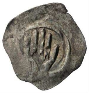 Fundmünze, Heller (Händleinheller), 1. Hälfte 14. Jh.