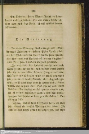 Die Verirrung