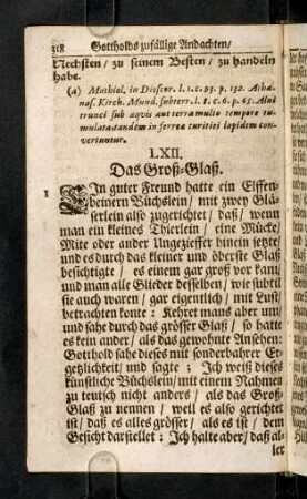 318-331, LXII. Das Groß-Glass - LXVII. Der Bach