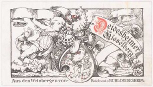 Weinkeller von Buhl, Deidesheim: Weinflaschenetikett Deidesheimer Kieselberg