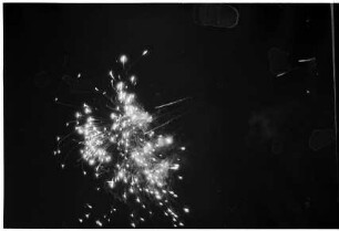 750. Gemeindejubiläum: Stadtfest: Feuerwerk