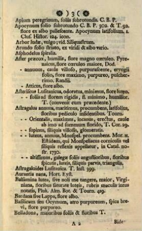 Catalogus plantarum quibus anno MDCCXXXII hortum Academiae Iuliae iterum auxit Laurentius Heisterus