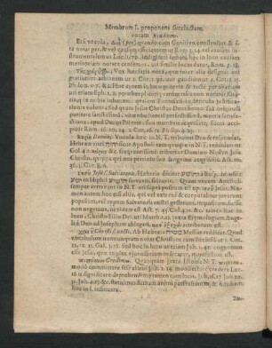 Membrum I. proponens succinctam vocam ...
