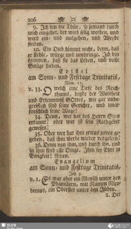[Am Sonn- und Festtage Trinitatis]