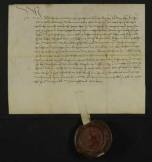 Der Fürstpropst Albrecht [von Rechberg] der Fürstpropstei Ellwangen [Ostalbkreis] verleiht ein Drittel des großen und kleinen Zehnten von sechs Lehen in Aufhausen ("Auffhwsen") [Stadt Geislingen a. d. Steige/Lkr. Göppingen] an Peter Staub von Aufhausen als Träger für den Kaplan in Aufhausen Bartholomäus Wannenmacher, zu dessen Pfründe der Zehntanteil gehört.