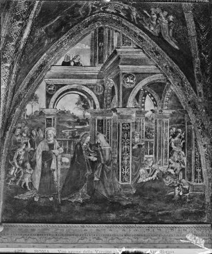 Sala dei Santi — Heimsuchung Mariens