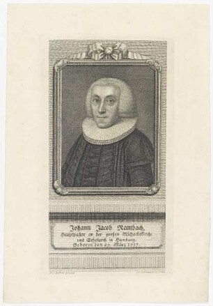 Bildnis des Johann Jacob Rambach