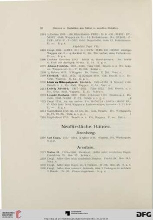 Neufürstliche Häuser (Nr. 2116-2569)