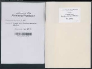 Prästationsregister der Vogtei Schildesche des Amtes Sparrenberg - Band 1