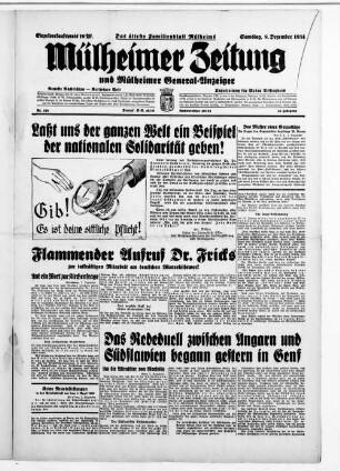 Mülheimer Zeitung und Mülheimer General-Anzeiger. 1934-1934
