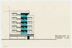 Wohn- und Geschäftshaus Beusselstraße 16, Berlin-Moabit: Ansicht 1:100
