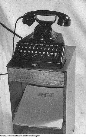 RFT-Fernmeldetechnik, Produkte, u.a., Dezember 1953