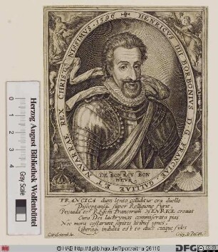 Bildnis Heinrich (Henri) IV., König von Frankreich und Navarra (reg. 1589-1610)