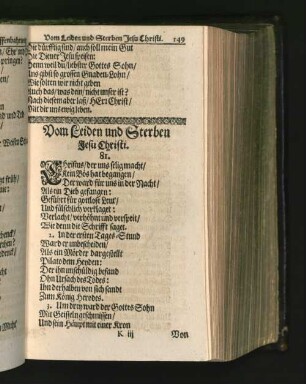 Vom Leiden und Sterben Jesu Christi.