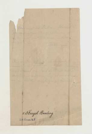 Brief von Stephan von Stengel an Joseph Heller