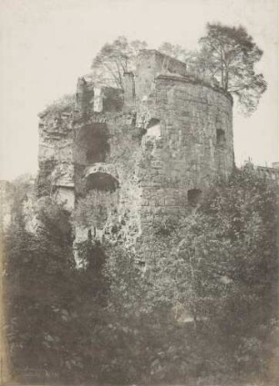 Heidelberger Schloss, Krautturm (Pulverturm, Gesprengter Turm)