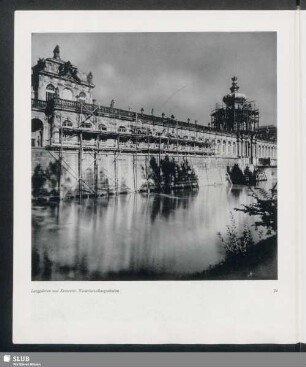 Langgalerien und Kronentor. Wiederherstellungsarbeiten