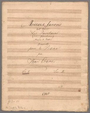 "I puritani - Excerpts; Arr; pf". - BSB Mus.Schott.Ha 7016-2