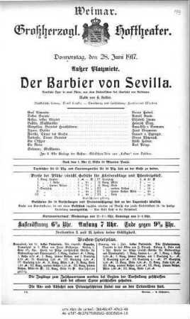 Der Barbier von Sevilla