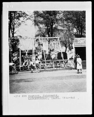 Rostock, Jahrmarkt, Luftschaukel