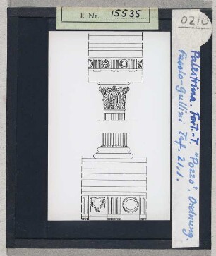 Palestrina (Praeneste): Fortuna-Tempel, "Pozzo", Ordnung