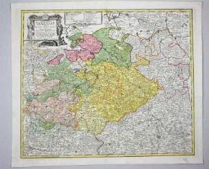 Karte der Niederlausitz