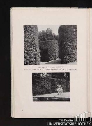 Die Kasarvina und Novikoff / Tanzen im Naturtheater des Mirabellgartens in Salzburg