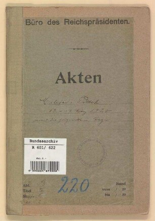 Kapp-Putsch: Bd. 3