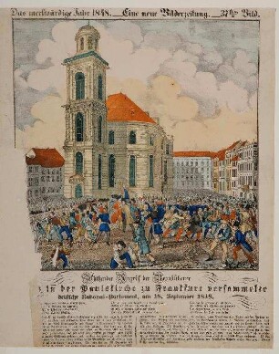 Angriff auf die Nationalversammlung in der Paulskirche in Frankfurt a. M. (18.9.1848)