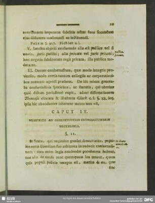 Caput IV. Requisita Ad Consuetudinis Intruductionem Necessaria