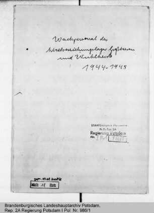 Wachpersonal der Arbeitserziehungslager Großbeeren und Wuhlheide