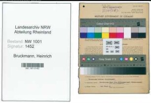 Entnazifizierung Heinrich Bruckmann, geb. 06.02.1912 (Assessor)