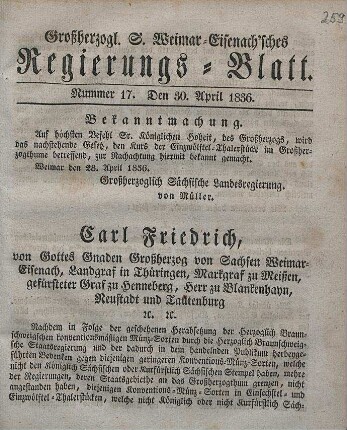 Nr. 17 : 30. April 1836