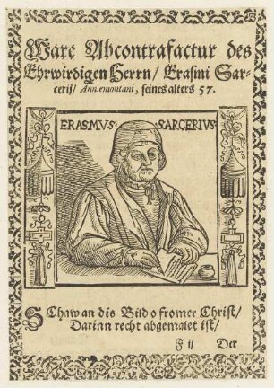 Bildnis des Erasmus Sarcer