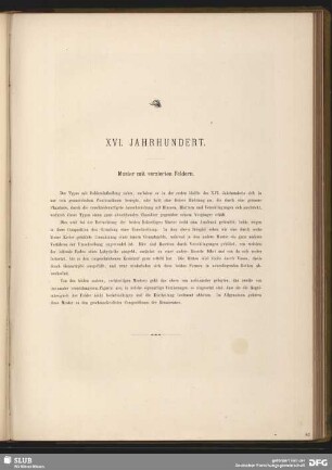 XVI. Jahrhundert