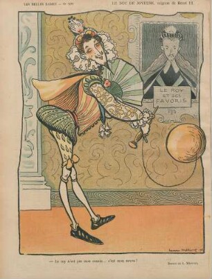 Les Belles Dames, No XIV, Le Duc de Joyeuse, mignon de Henri III.