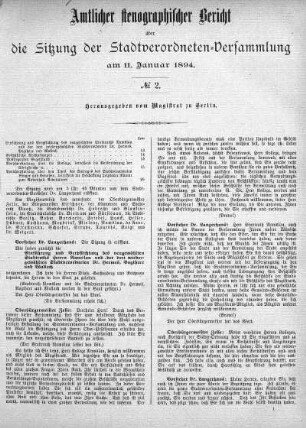 No 2, 11. Januar 1894