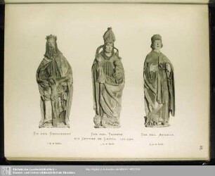 Die Heil. Dreieinigkeit; Der Heil. Valentin; Der Heil. Antonius; Aus Gundorf Bei Leipzig. 1510-1520